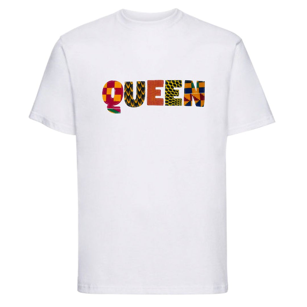 Queen T-shirt - African Print